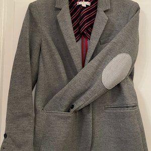 Tommy Hilfiger gray wool blazer with fabulous detailing